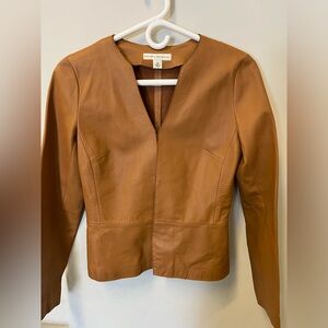 Genuine soft unlined leather jacket